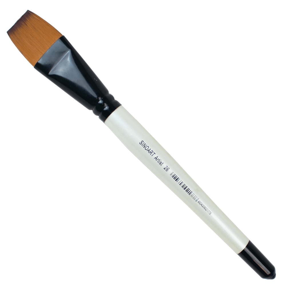 Pincel Chato Artist Curto Sinoart 26